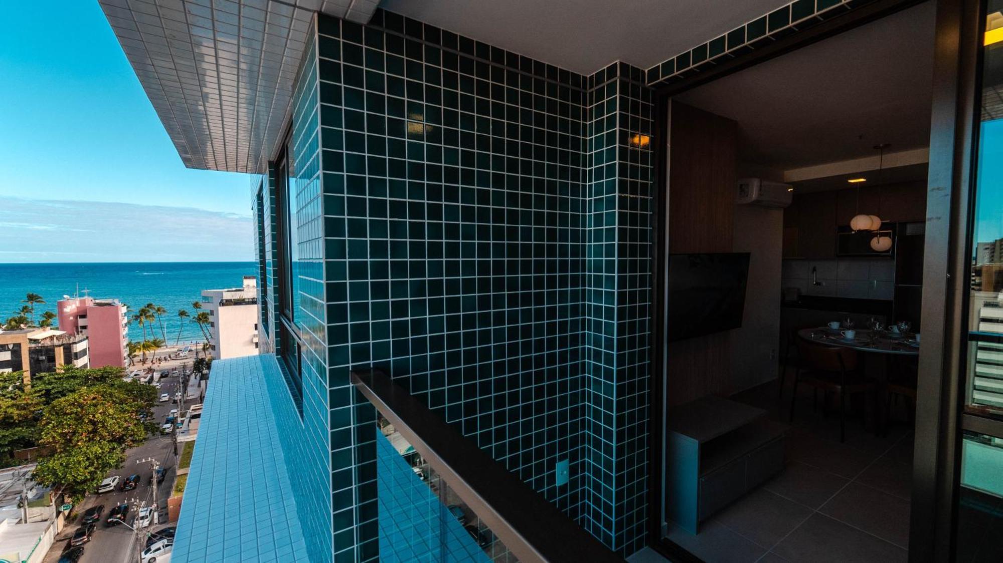 Apartamento Smart 1110 Vista Mar Com 2 Quartos, Piscina, Academia, Coworking, *